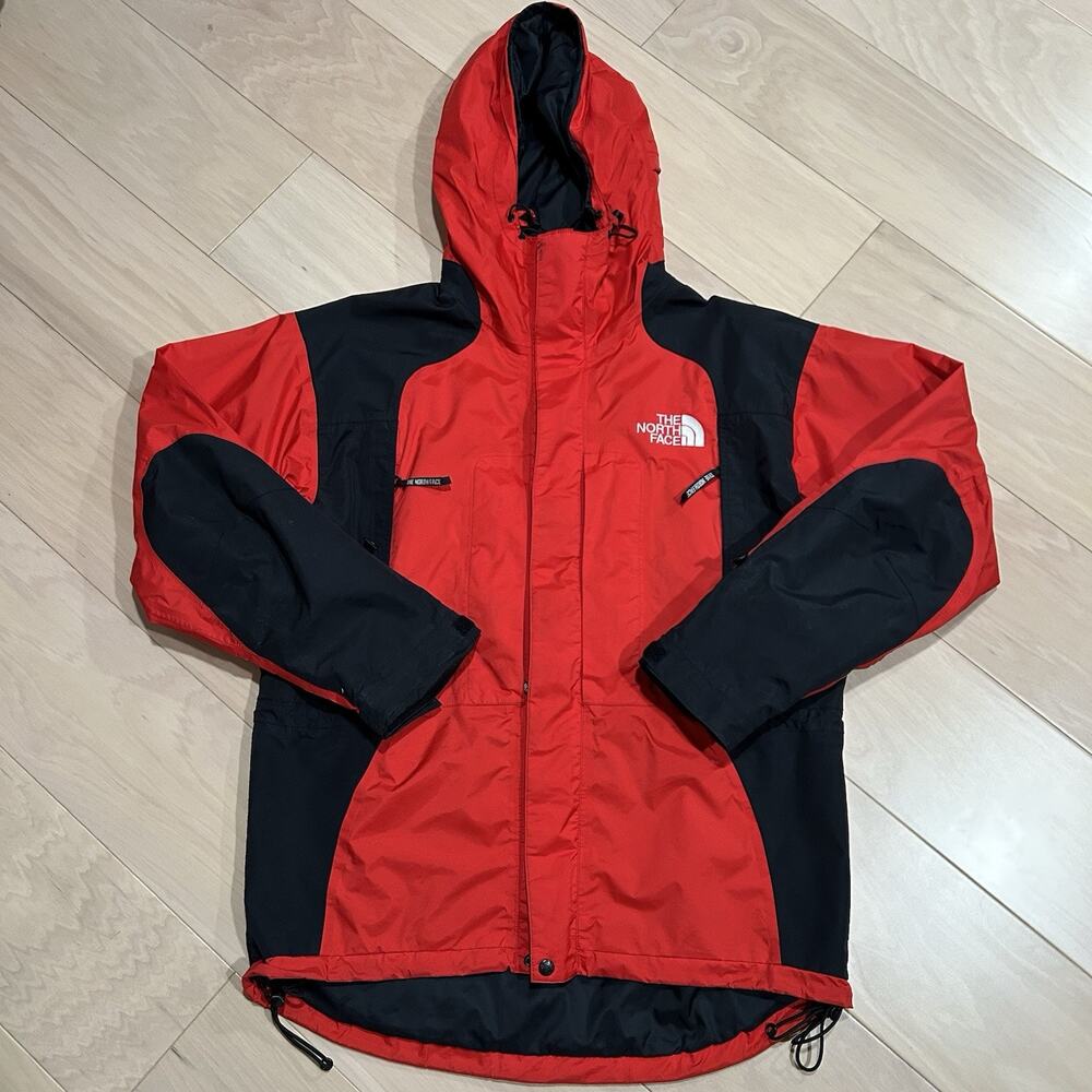 Vintage The North Face Gore-Tex Parka Jacket Red Black Men’s Large